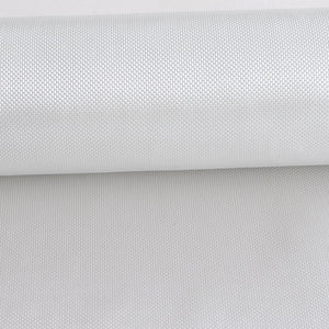 Six ounce fiberglass cloth plain weave rolled.