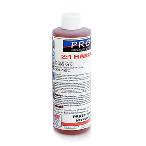 8 ounces of 2:1 slow epoxy resin hardener to be used with Part A. Two part epoxy resin system. Orange tint.