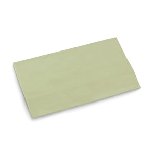 White colored heavy duty squeegee thicker on one side and slanted at the other end.