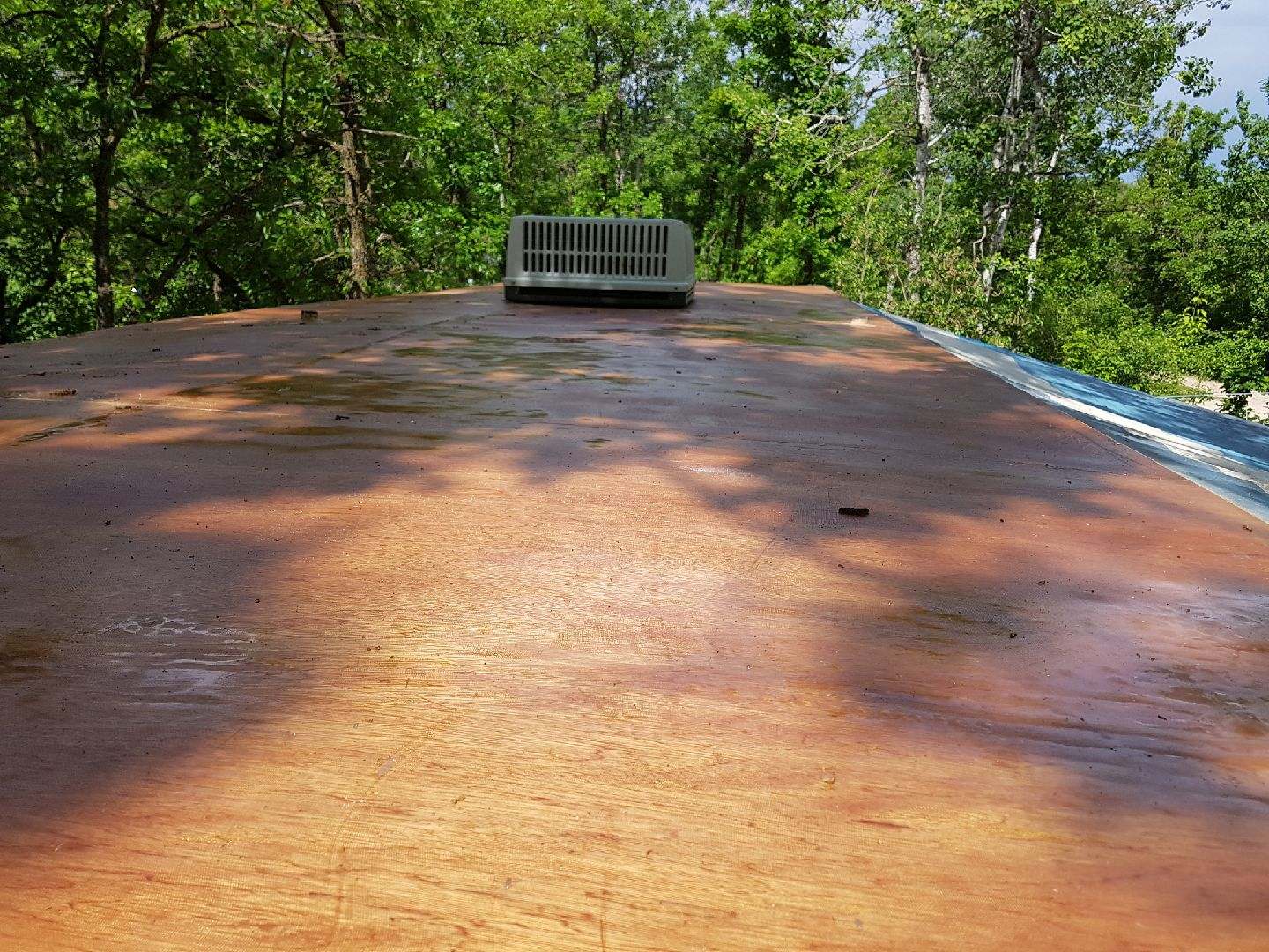 New Fiberglass Roof For An Rv
