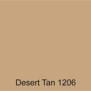 Desert Tan custom color polyester gel coat that has good weather, heat and water resistance.