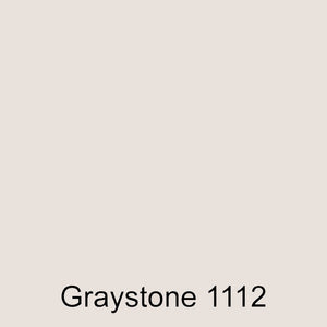 Small color swatch for Graystone light gray custom colored ISO NPG polyester gel coat.