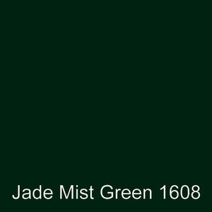 Jade Mist Green custom color polyester gel coat that has good weather, heat and water resistance.