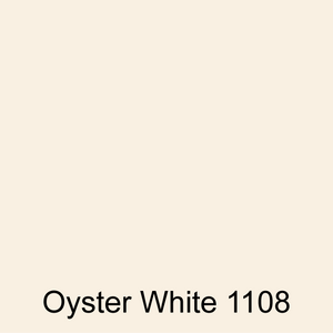 Oyster White custom color ISO NPG polyester gel coat for a protective high gloss finish.