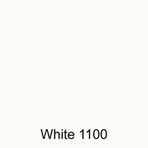 White gel coat color swatch for custom colored gel coat.