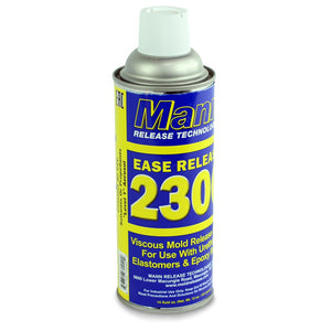14 ounce spray can of Ease Release mold release for silicone molds or for use with urethanes, elastomers and epoxy resins.