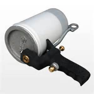 Gel coat spray gun all put together for use with gel coats and resins.