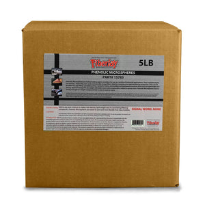 5 pound box of phenolic microsphere fillers to be used with resin.