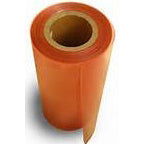 Top view of a roll of orange film used for vacuum bagging.